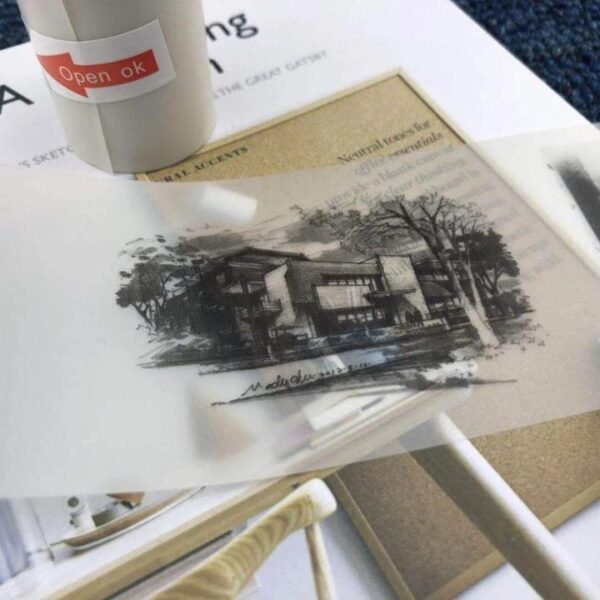 Papier photo semi transparent